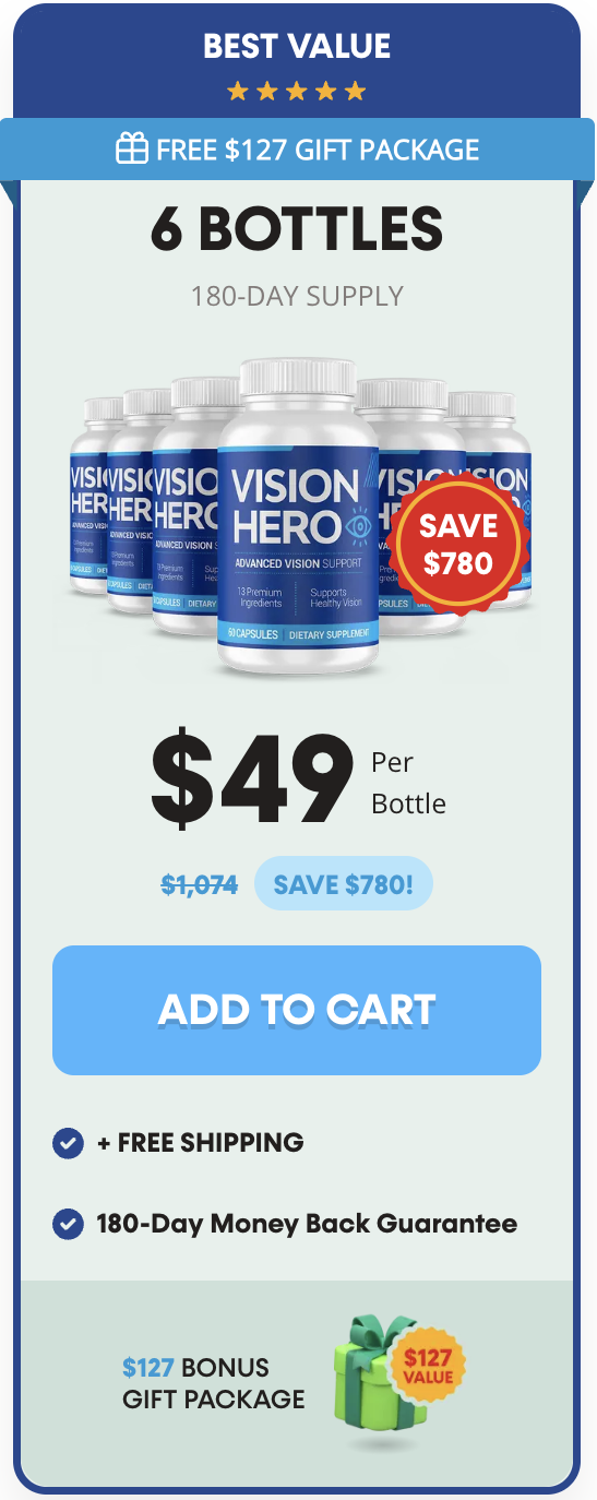 Vision Hero 180 day supply