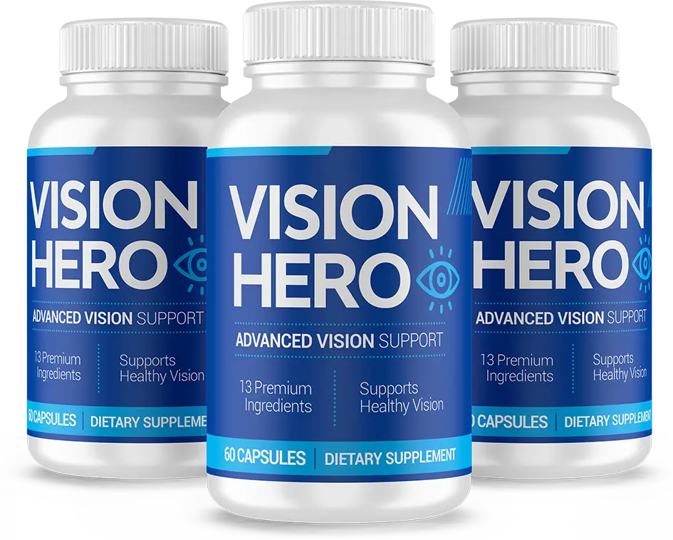 Vision Hero supplement bottle